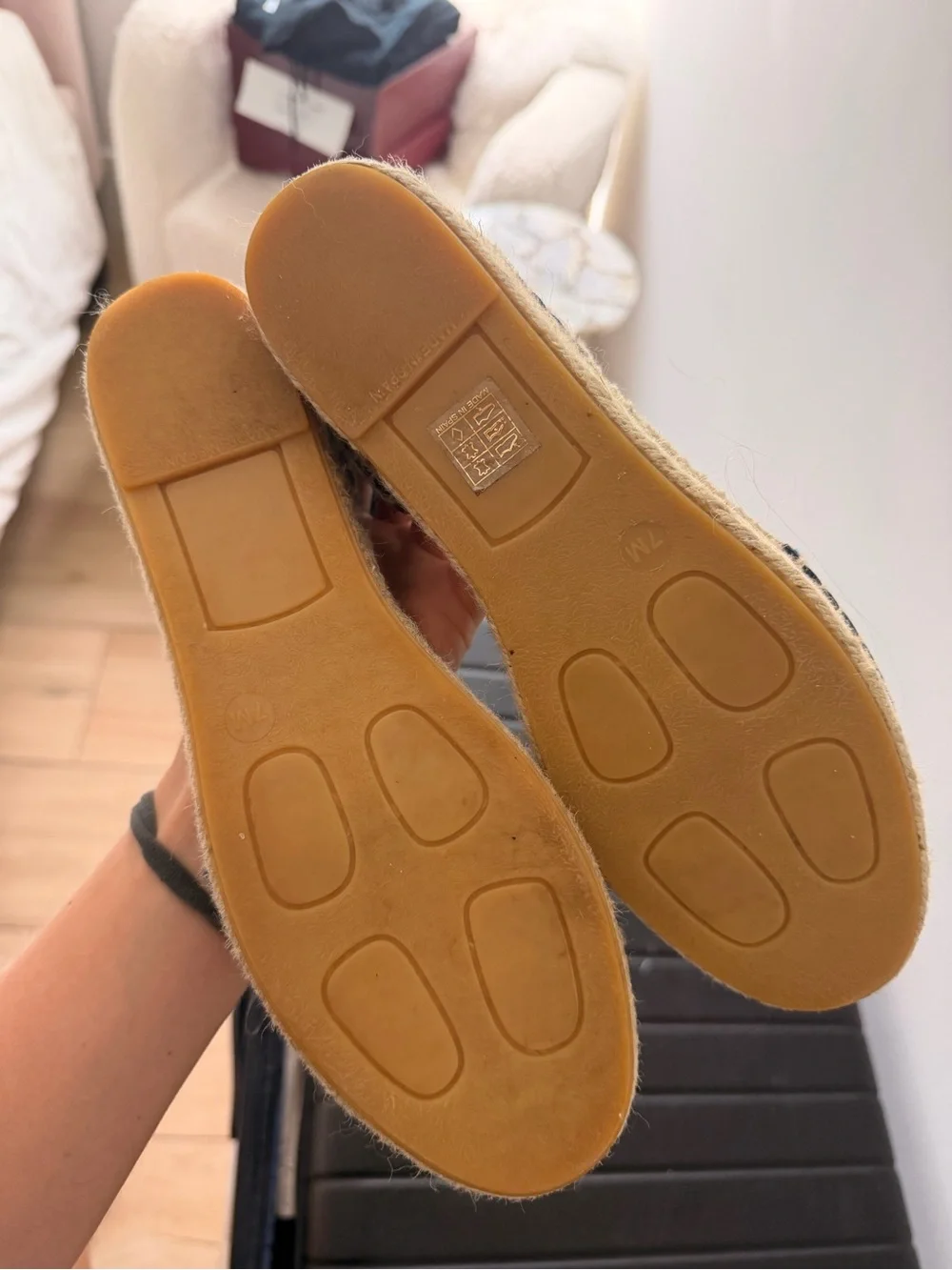 Vince Blue Espadrille Platform Sandals